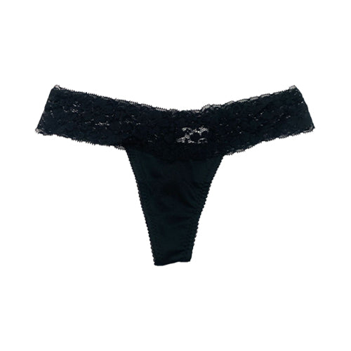 Lace Waist Band Thong