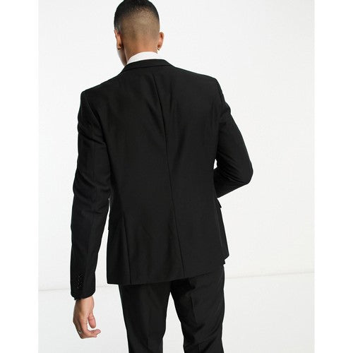 French Connection 2-Button Wool Jacket in Black