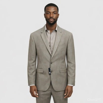 Gibson London Wool Blazer in Gold