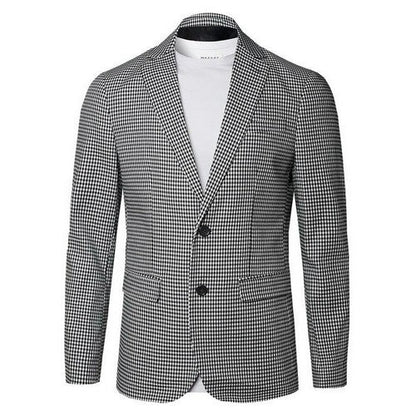 Elbow Patch Slim Fit Cotton Blazer