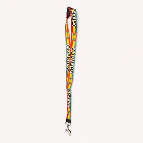 Grenada Flag Lanyard Key Chain