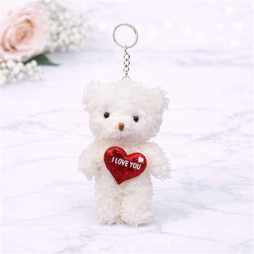 Love Heart Bear Keychain