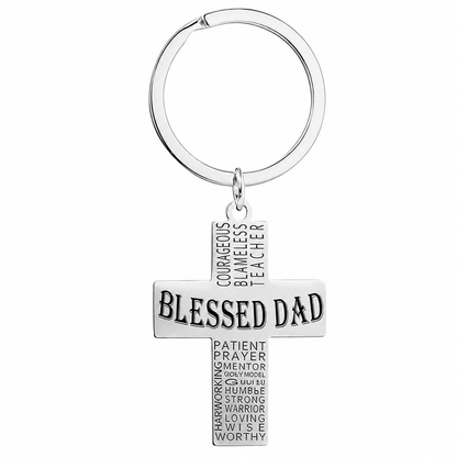 Blessed Dad Keyring Gift Box (Value $37)