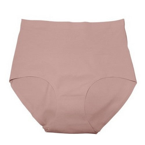 Laser Cut Full Seamless Brief Peach Beige