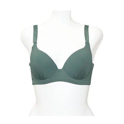 Extra Coverage Pleat Underwire Bra in Garden Topiary