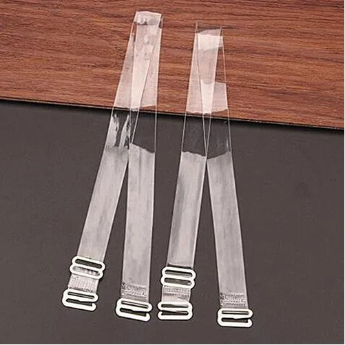 Crystal Clear Bra Strap (1 Pair)