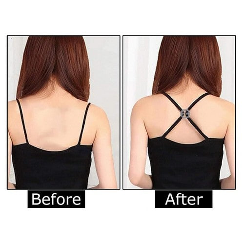 Racer Back Bra Strap Concealer Clip in Clear