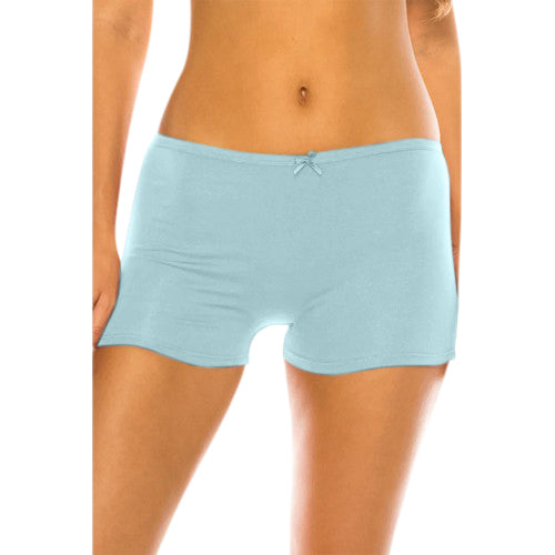 552-PTY Cotton Boyshort Panty in Mint
