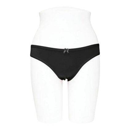 525-C05 Super Soft Cotton Bikini Panty in Black