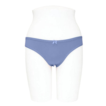 525-C05 Super Soft Cotton Bikini Panty in Grey Blue