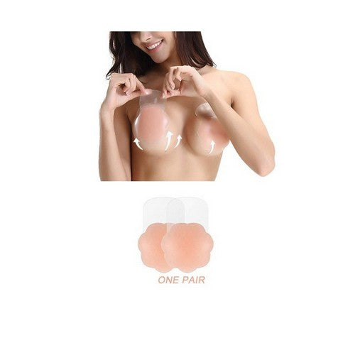 BS3009 Reusable Silicone Breast Lift Pasties in Nude 