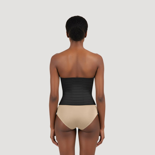 All Over Slimming Velcro Waist Cincher in Black