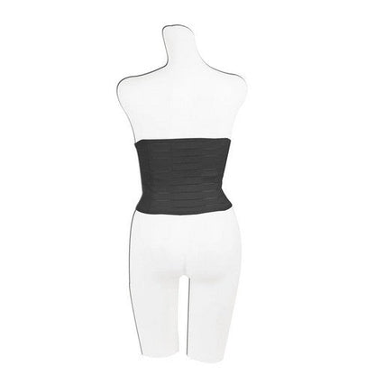 62001-SHP All Over Slimming for Tummy and Waist Velcro Waist Cincher in Black