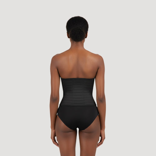 All Over Slimming Velcro Waist Cincher in Black