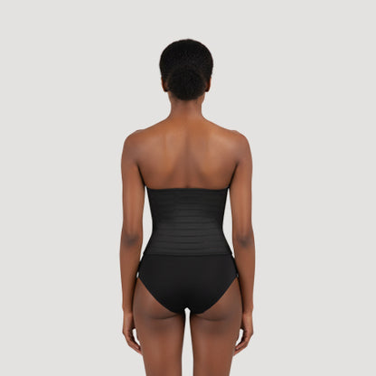 All Over Slimming Velcro Waist Cincher in Black