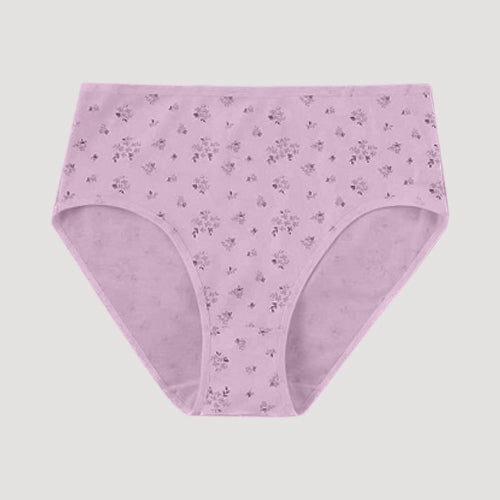 DM9815 Flower Pink Cotton Panty in Pink