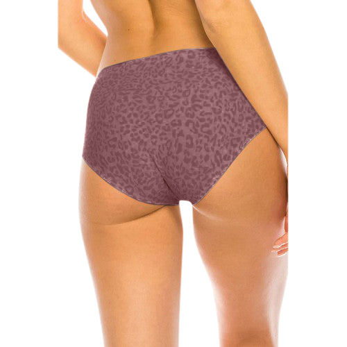 Laser Cut Seamless Panty in Russet