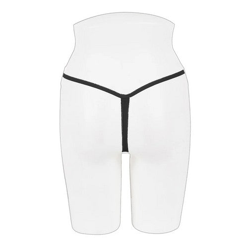 Butterfly Crotchless G-String in Black