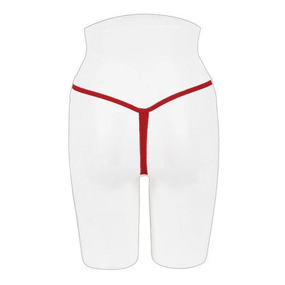 Butterfly Crotchless G-String in Rio Red