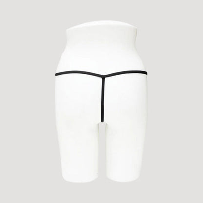 Soft Comfort Cotton Thong in Black