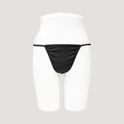 33558-THG Soft Comfort Cotton Thong in Black 