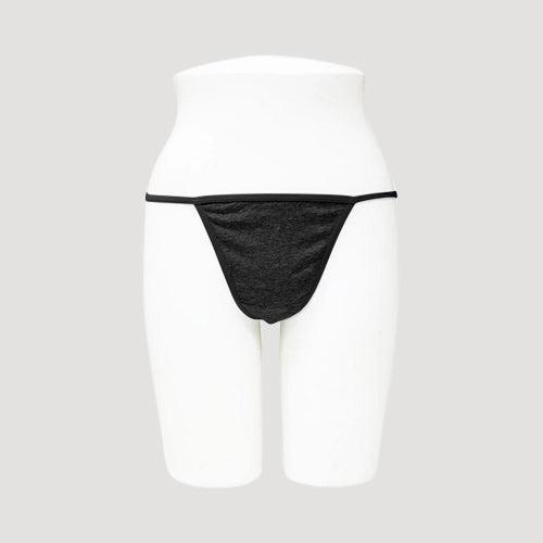 33558-THG Soft Comfort Cotton Thong in Black 