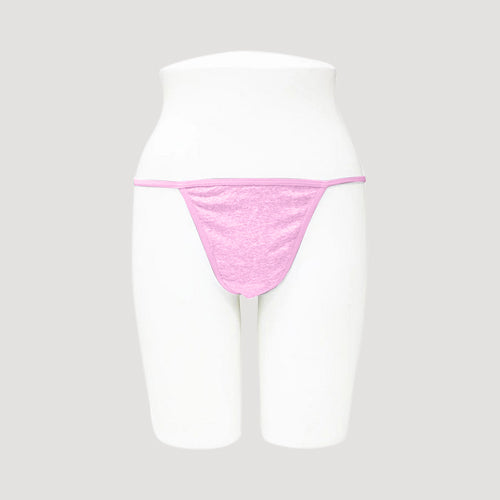 33558-THG Soft Comfort Cotton Thong in Azalea Pink 