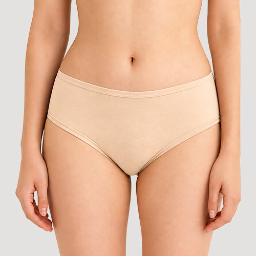 Soft Comfort Cotton Panty in Peach Nude