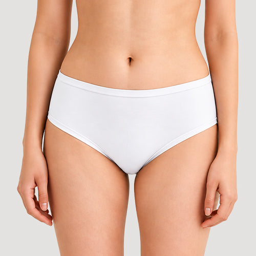 Soft Comfort Cotton Panty in White