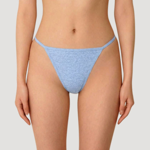 Soft Comfort Cotton G-String in Della Robbia