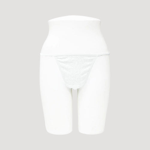 33558-THG Soft Comfort Cotton Thong in White 