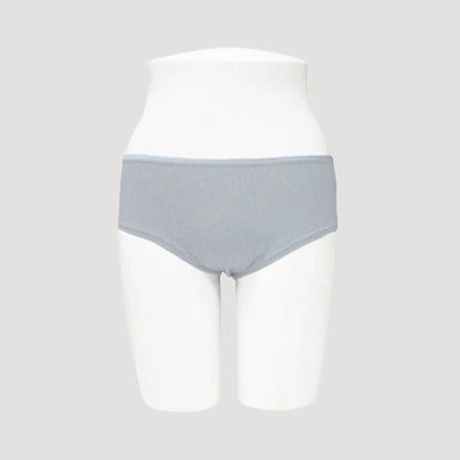 33556-PTY Soft Comfort Cotton Panty in Heather Gray