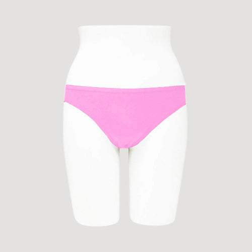 33557-PTY Soft Comfort Cotton High Leg Panty  in Azalea Pink	