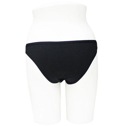 Soft Comfort Cotton High Leg Panty in Black