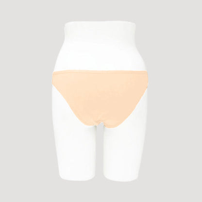 Soft Comfort Cotton High Leg Panty  in Peach Nude