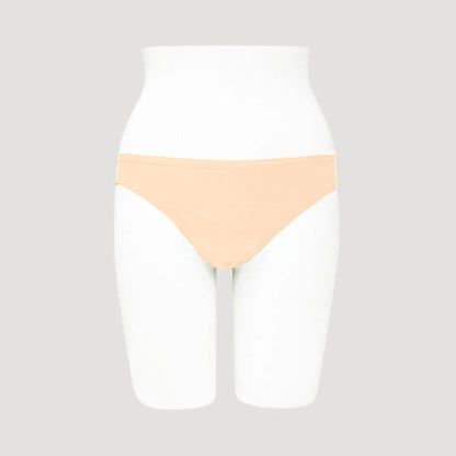 33557-PTY Soft Comfort Cotton High Leg Panty  in Peach Nude	