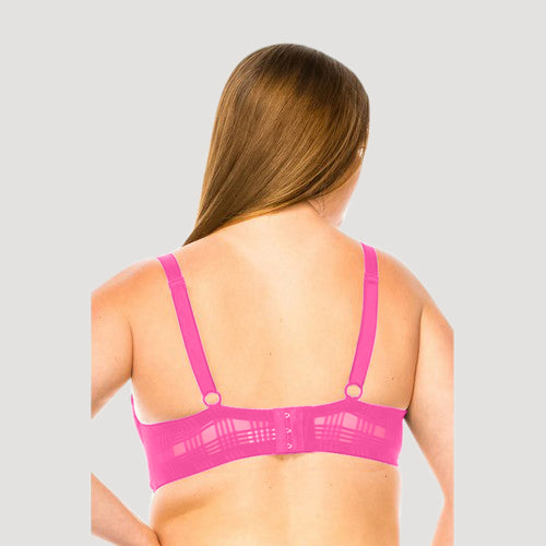 Geo Lace Bra in Fuchsia Purple