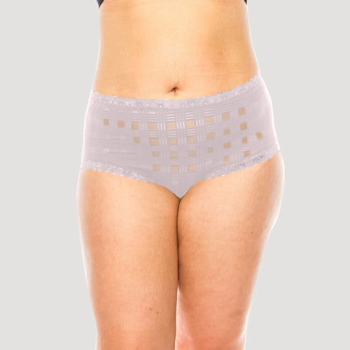 78306-PTY Geo Lace Panty in Burnished Lilac