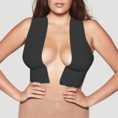 Boob & Body Tape Plus with Silicone Nipple Cover in Black
