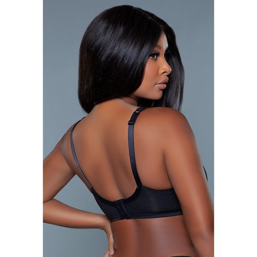 Veronica Full Coverage Cotton T-Shirt Bra in Black