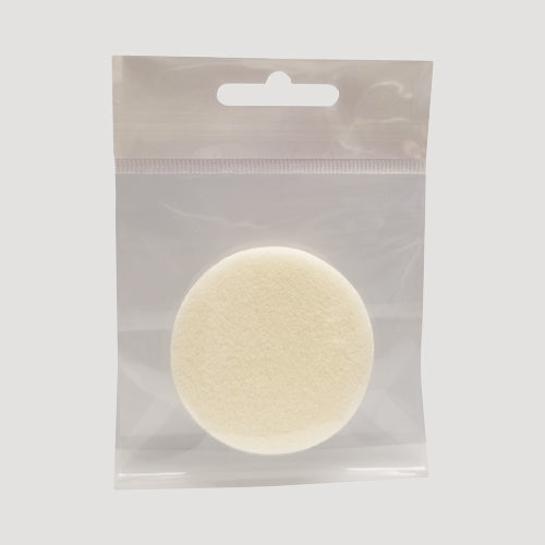 Round Makeup Sponge in White