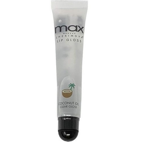 MAX Makeup Cherimoya Lip Polish in Clear Gloss Coconut Oil