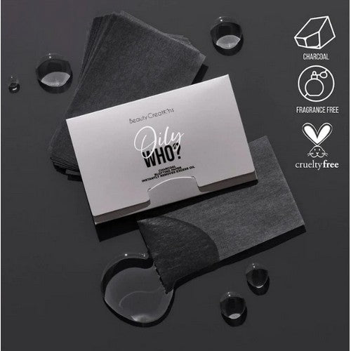 BC-OCP 02 Beauty Creations Oily Who? Charcoal Blotting Paper
