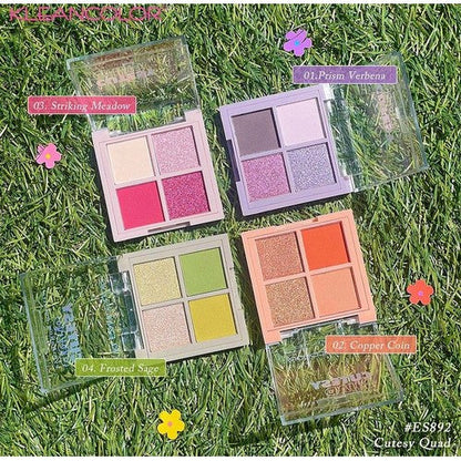 AM298 KleanColor Cutesy Quad Eye Shadow Palette 