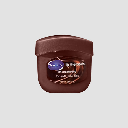 Vasalaine Lip Therapies Scented Lip Balm Mini Pot in Dark Chocolate Flavour