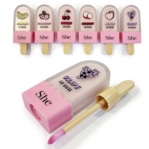 She Makeup Popsicle Scented Soft Lip Gloss