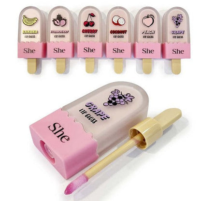 She Makeup Popsicle Scented Soft Lip Gloss