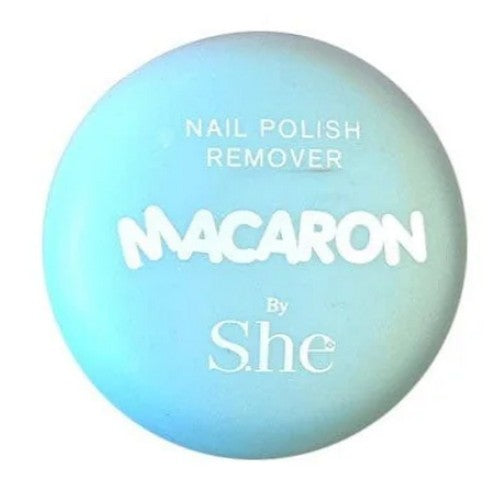 NR-411 She Macaron Nail Polish Remover Pads Blue