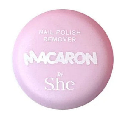 NR-411 She Macaron Nail Polish Remover Pads Pink