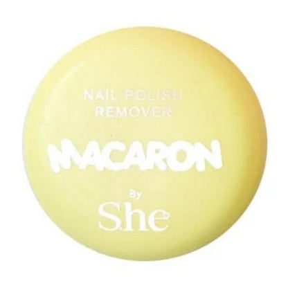 NR-411 She Macaron Nail Polish Remover Pads Yellow